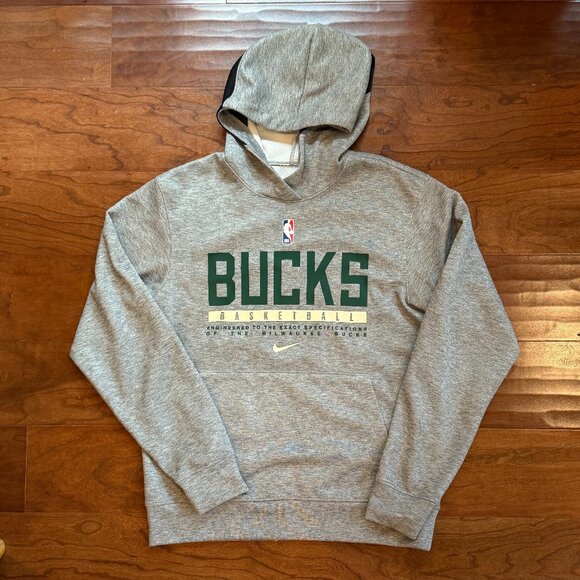 Nike Other - Nike Men's Gray Milwaukee Bucks Hoodie, Size S